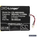 Amazon Kindle 10th Replacement Battery, 3.7V, 900mAh, Li-Polymer 3