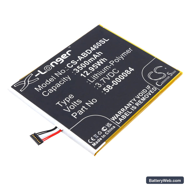 Amazon Kindle Fire HD 7" Replacement Battery, 3.7V, 3500mAh, Li-Polymer 1