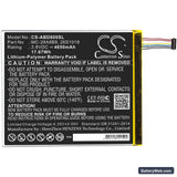 Amazon Kindle Fire HD 8 Replacement Battery, 3.8V, 4650mAh, Li-Polymer 3