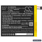 Amazon Kindle Fire M8S26G Replacement Battery, 3.8V, 3000mAh, Li-Polymer 3
