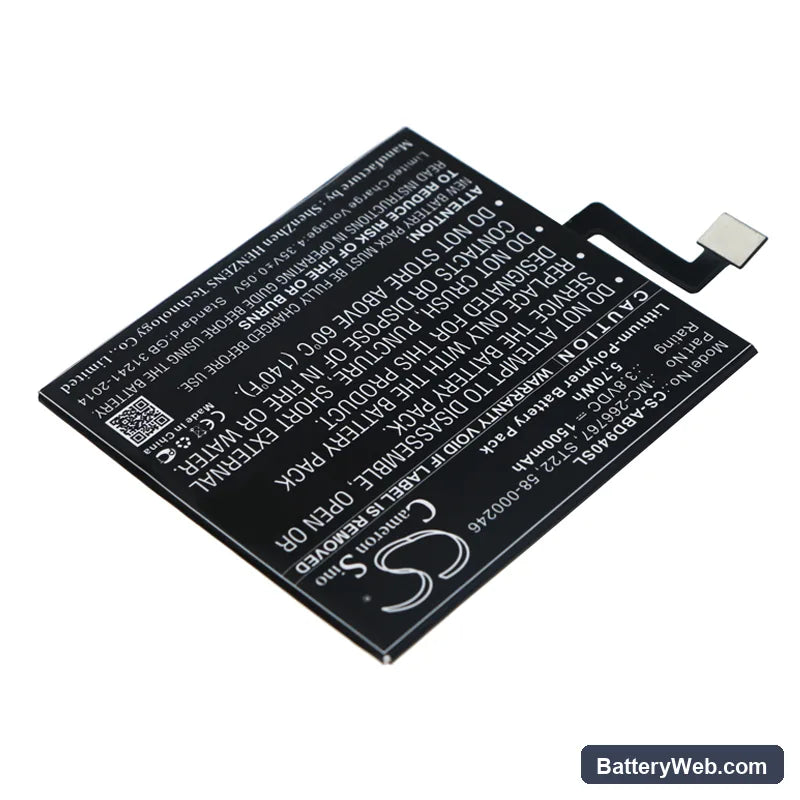 Amazon Kindle Paperwhite 4 2018 Replacement Battery, 3.8V, 1500mAh, Li-Polymer 2