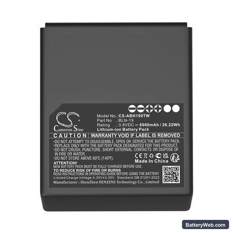 Airbus Replacement Battery, 3.8V, 6900mAh, Li-ion 5