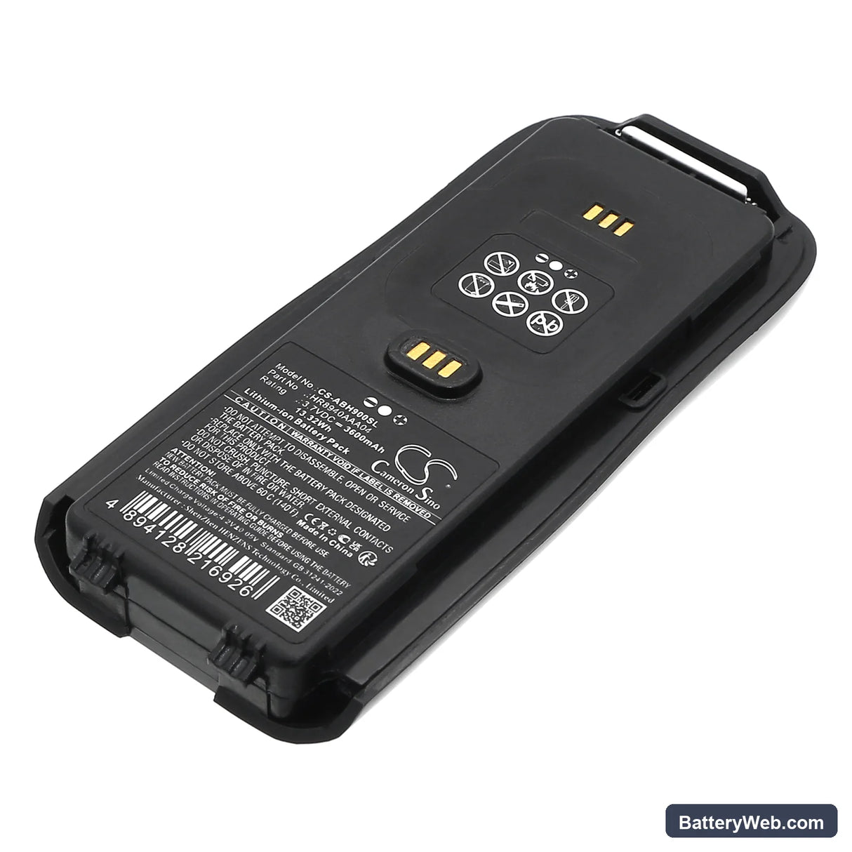 Airbus TPH900 Replacement Battery, 3.7V, 3600mAh, Li-ion 1