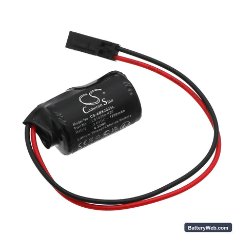 Allen Bradley Kinetix 2000 Replacement Battery, 3.6V, 1200mAh, Li-SOCl2 1