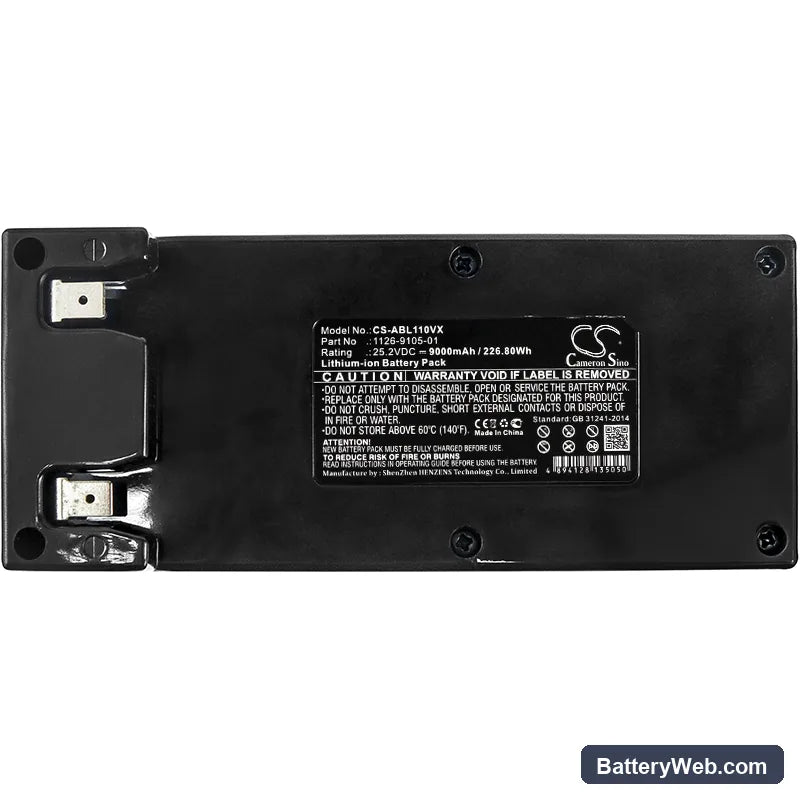 Wolf Garten R10Ac Replacement Battery, 25.2V, 9000mAh, Li-ion 3