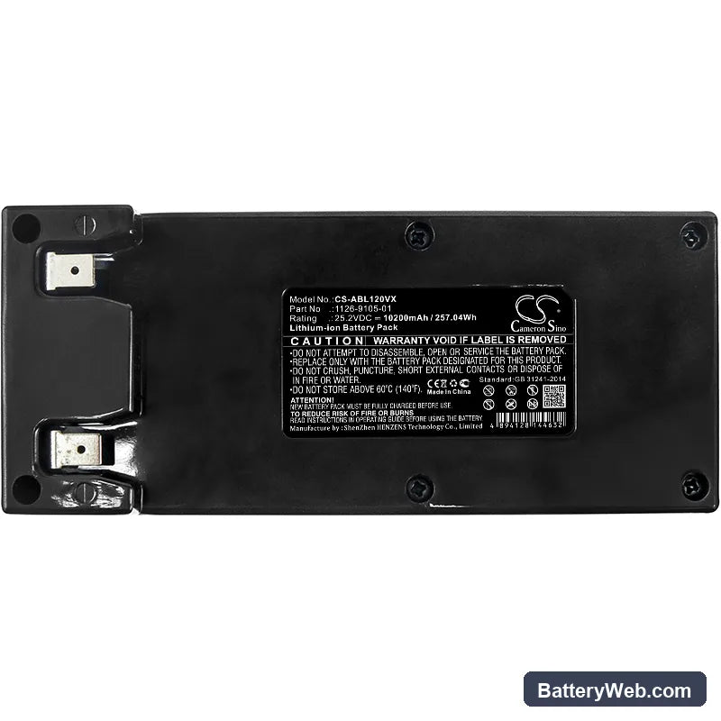 Alpina 124563 Replacement Battery, 25.2V, 10200mAh, Li-ion 3