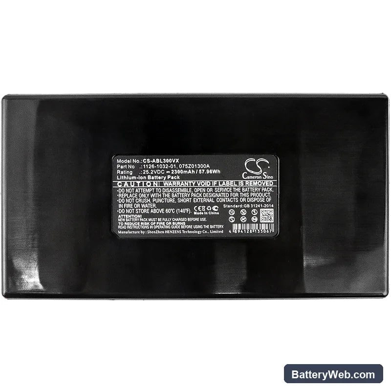 Alpina AR 1 500 Replacement Battery, 25.2V, 2300mAh, Li-ion 5