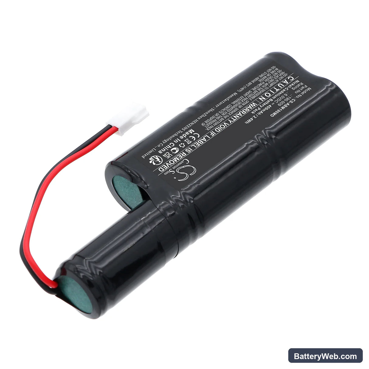 Alcon Autokeratometer Replacement Battery, 6V, 400mAh, Ni-CD 2