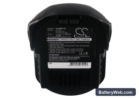AEG BS 12 G Replacement Battery, 12V, 3300mAh, Ni-MH 5