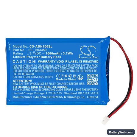Anbernic RG Nano Replacement Battery, 3.7V, 1000mAh, Li-Polymer 3