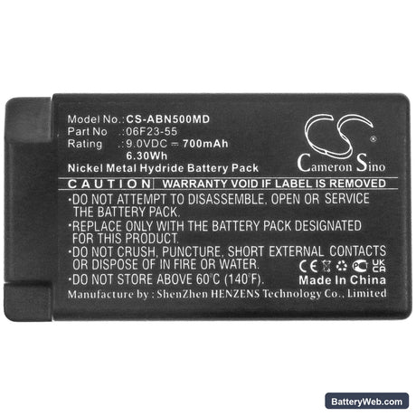 Abbott i-STAT 1 Replacement Battery, 9V, 700mAh, Ni-MH 3