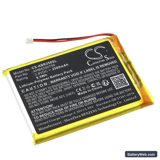 Anbernic RG 350M Replacement Battery, 3.8V, 2500mAh, Li-Polymer 1