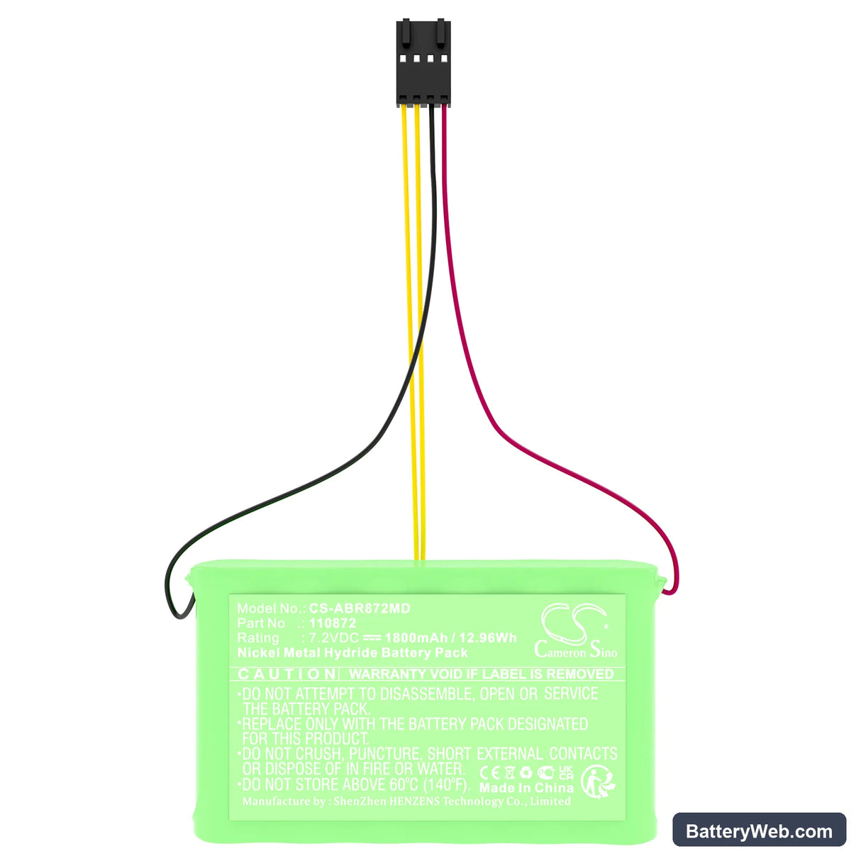 Abilanx scale Replacement Battery, 7.2V, 1800mAh, Ni-MH 5