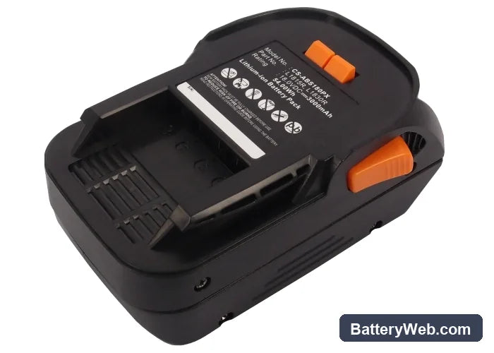 AEG BS 18C Replacement Battery, 18V, 3000mAh, Li-ion 1