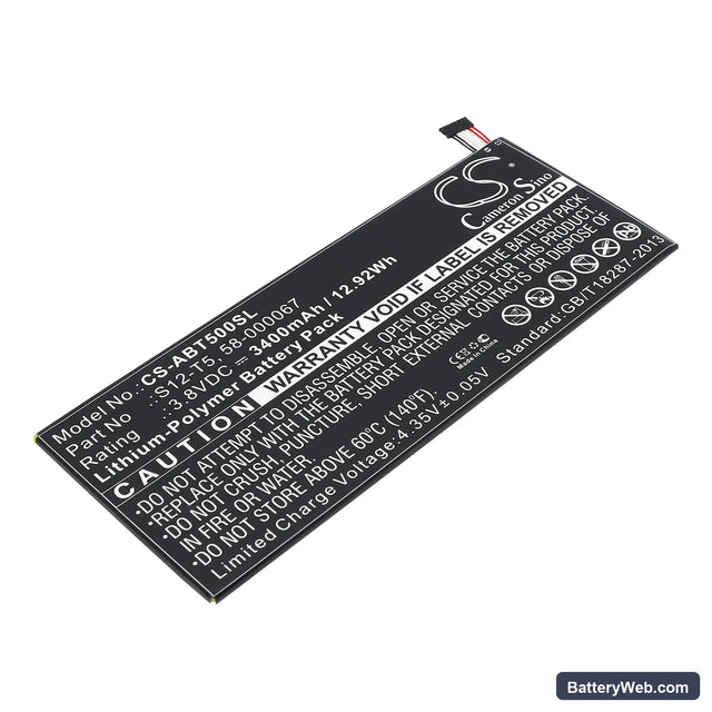 Amazon Replacement Battery, 3.8V, 3400mAh, Li-Polymer 1