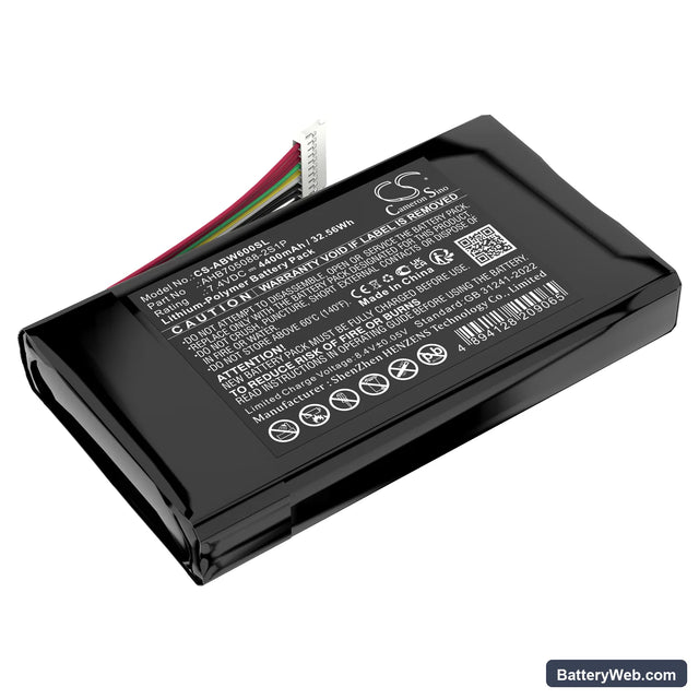 Anbernic Win600 3020E 3050E 5.94" Mini Handheld Game PC Replacement Battery, 7.4V, 4400mAh, Li-Polymer 1