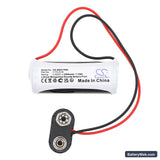 GE Fanuc Series1 Replacement Battery, 3V, 2500mAh, Li-MnO2 3