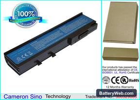 Acer Ferrari 1100 Replacement Battery, 10.8V, 4400mAh, Li-ion 1