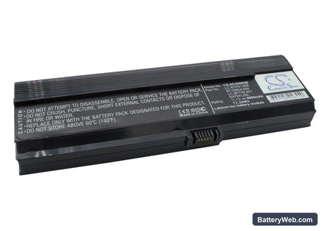 Acer AS36802682 Replacement Battery, 11.1V, 6600mAh, Li-ion 2