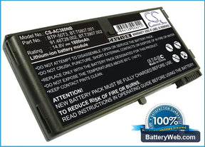 Acer TravelMate 372TMi Replacement Battery, 14.8V, 1800mAh, Li-ion 1