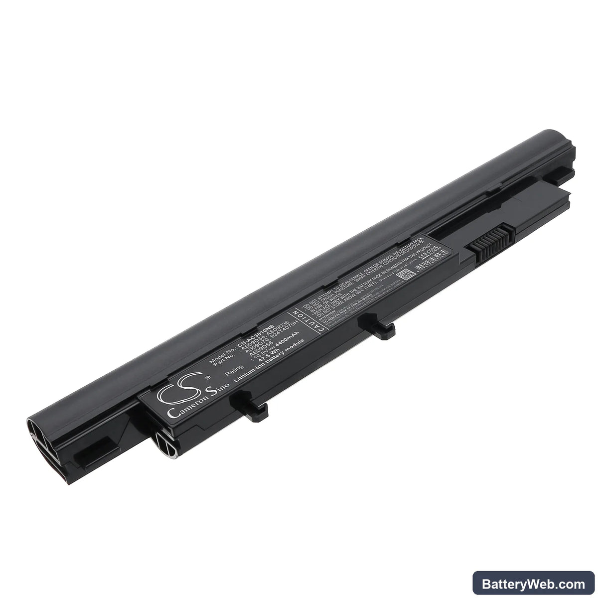 Acer Aspire Timeline 3810T Replacement Battery, 10.8V, 4400mAh, Li-ion 1