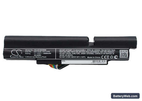 Acer Aspire TimelineX 3830T Replacement Battery, 11.1V, 4400mAh, Li-ion 1