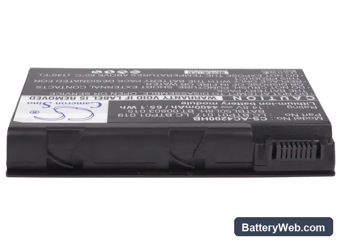 Acer Aspire 3100 Replacement Battery, 14.8V, 4400mAh, Li-ion 5