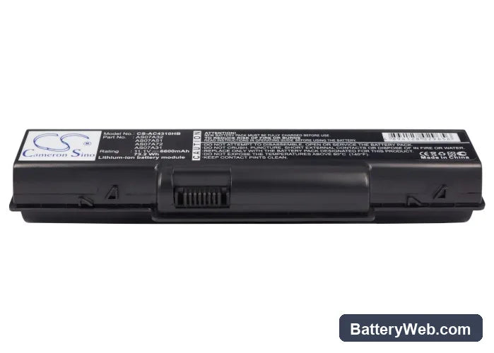 Acer Aspire 4710Z Replacement Battery, 11.1V, 6600mAh, Li-ion 5