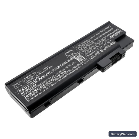 Acer Aspire 1640LC Replacement Battery, 14.8V, 4400mAh, Li-ion 1