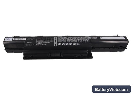 eMachines D442 Replacement Battery, 11.1V, 6600mAh, Li-ion 5