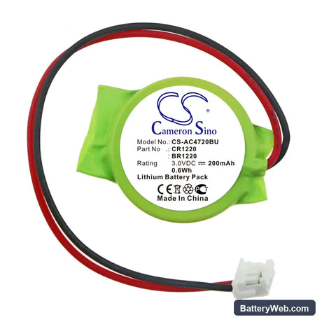 Acer Aspire 4720 Replacement Battery, 3V, 200mAh, Lithium 3