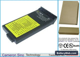 IBM ThinkPad i1400 Type 2611- 435 Replacement Battery, 9.6V, 4000mAh, Li-ion 1