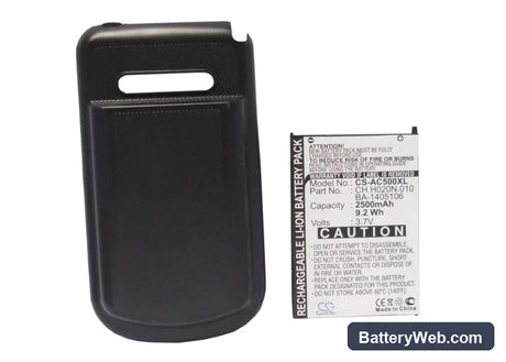 Acer C500 Replacement Battery, 3.7V, 1800mAh, Li-ion 5