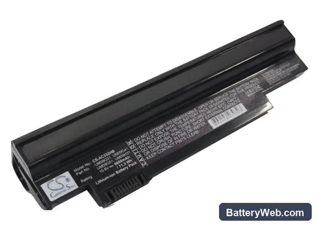 Acer AO532h-2Db Replacement Battery, 10.8V, 6600mAh, Li-ion 2