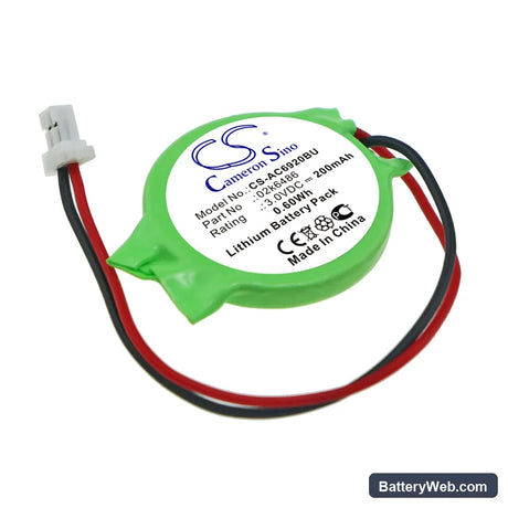 Acer Aspire 6920 Replacement Battery, 3V, 200mAh, Lithium 1
