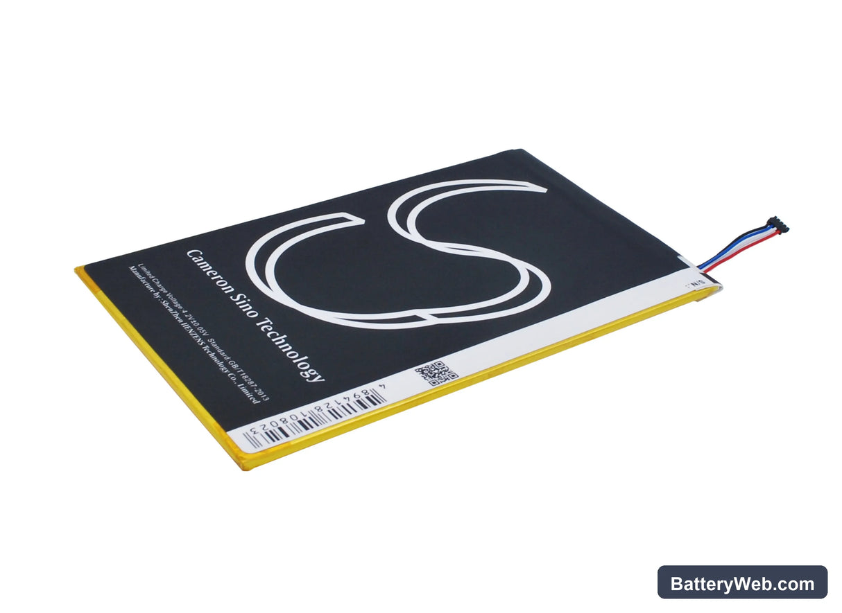Acer Iconia Tab 8 Replacement Battery, 3.7V, 4500mAh, Li-Polymer 4