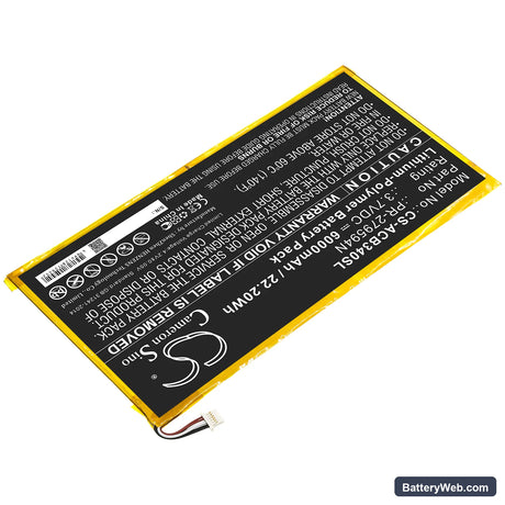 Acer Iconia One 10 B3-A40 Replacement Battery, 3.7V, 6000mAh, Li-Polymer 2