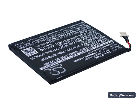 Acer Iconia Tab B1 Replacement Battery, 3.7V, 2400mAh, Li-ion 3