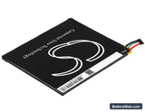 Acer Iconia One 7 B1-750 Replacement Battery, 3.8V, 3400mAh, Li-Polymer 4