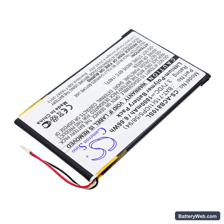 Acer B1-A71 Replacement Battery, 3.7V, 1800mAh, Li-Polymer 2