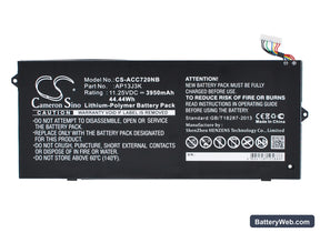 Acer Chromebook 11.6" Replacement Battery, 11.25V, 3950mAh, Li-Polymer 1