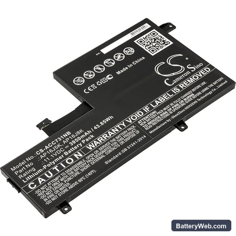 Acer Chromebook 11 N7 Replacement Battery, 11.1V, 3950mAh, Li-Polymer 1