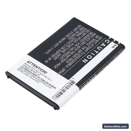 Acer beTouch E130 Replacement Battery, 3.7V, 1700mAh, Li-ion 4