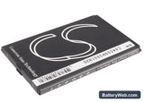 Acer Liquid Mini Replacement Battery, 3.7V, 1300mAh, Li-ion 3