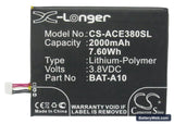 Acer Liquid E3 Replacement Battery, 3.8V, 2000mAh, Li-Polymer 5