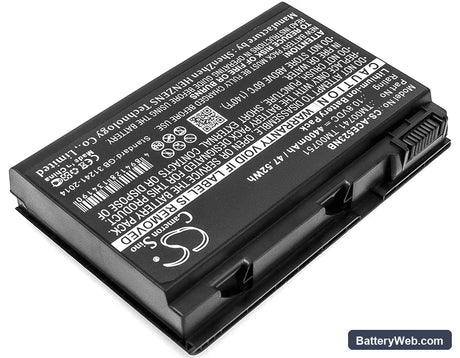Acer Extensa 5120 Replacement Battery, 10.8V, 4400mAh, Li-ion 2