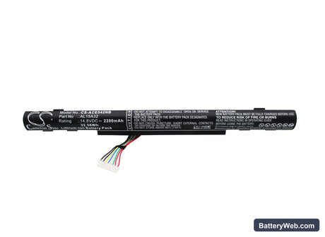 Acer Aspire E5-422 Replacement Battery, 14.8V, 2200mAh, Li-ion 5