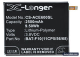 Acer Liquid E600 Replacement Battery, 3.8V, 2500mAh, Li-Polymer 5