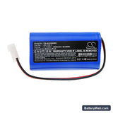 AOLI ECG-8901 Replacement Battery, 11.1V, 2600mAh, Li-ion 3