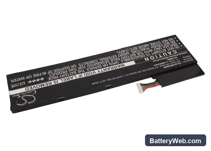 Acer Aspire M3 Replacement Battery, 11.1V, 4850mAh, Li-Polymer 2